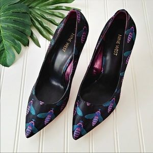 Nine West Jacquard Bumble Bee Pump